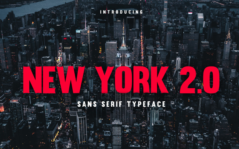 New York 2.0 - Sans Serif-Schrift