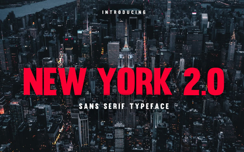Нью-Йорк 2.0 – шрифт без засечек
