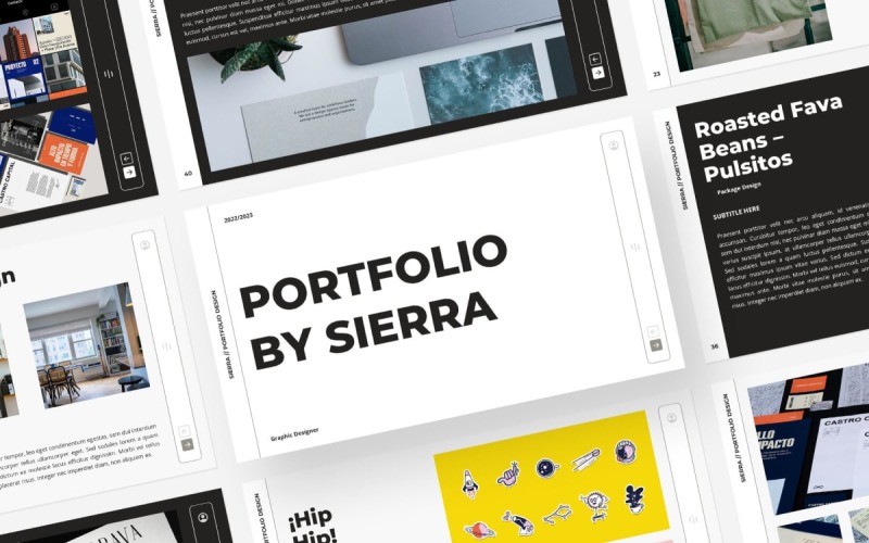 Sierra - Portföy PowerPoint sunum şablonları