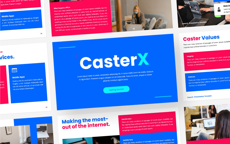 CasterX主题演讲模板
