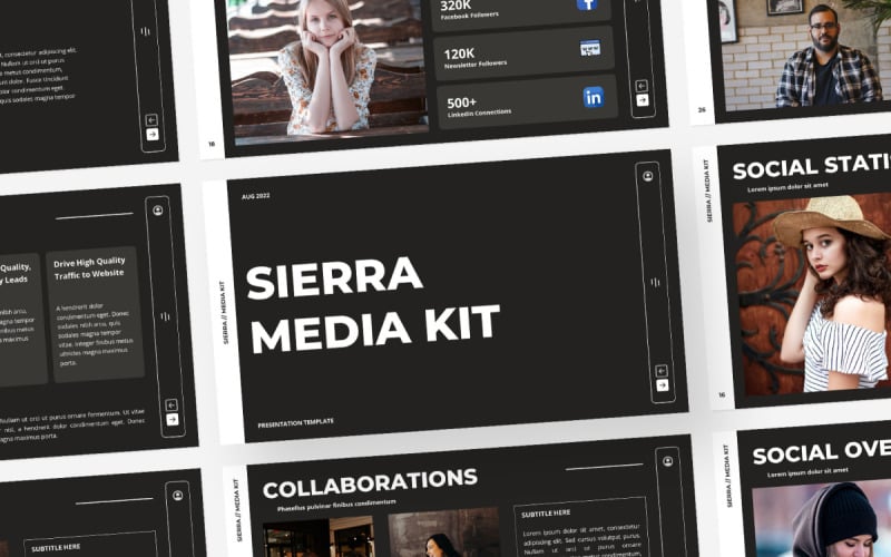 Sierra - Media Kit Keynote模板