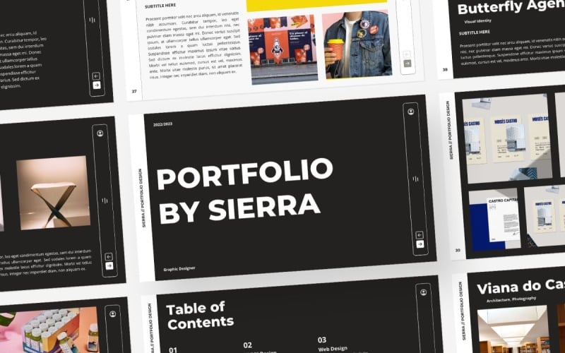 Sierra - Portfolio Keynote模板