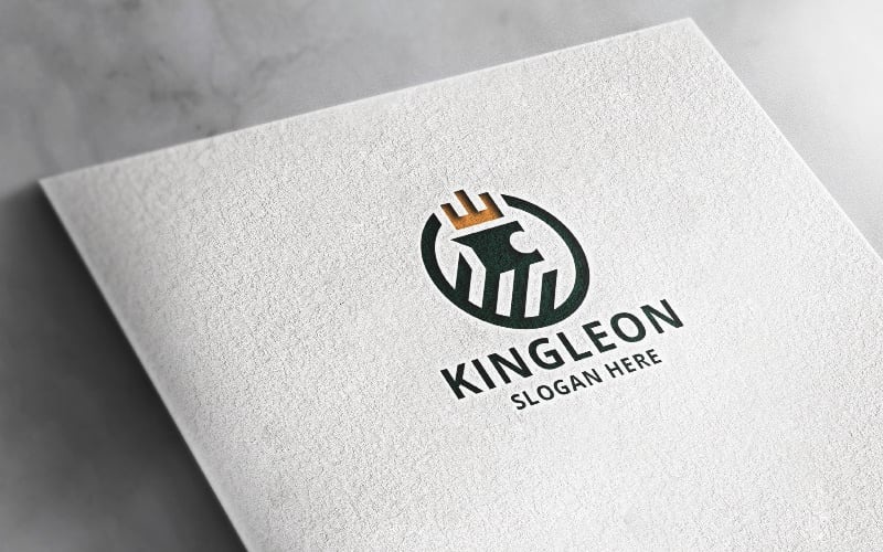 Logo professionnel King Leon