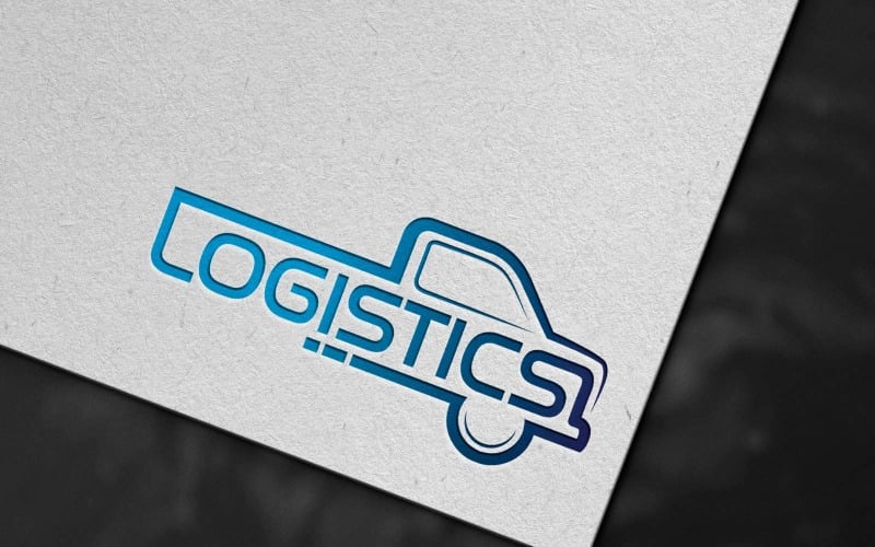 汽车卡车运输物流标志设计-品牌识别