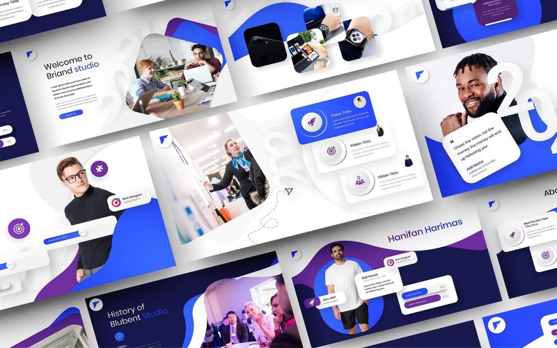 Blubent – Business Keynote Template