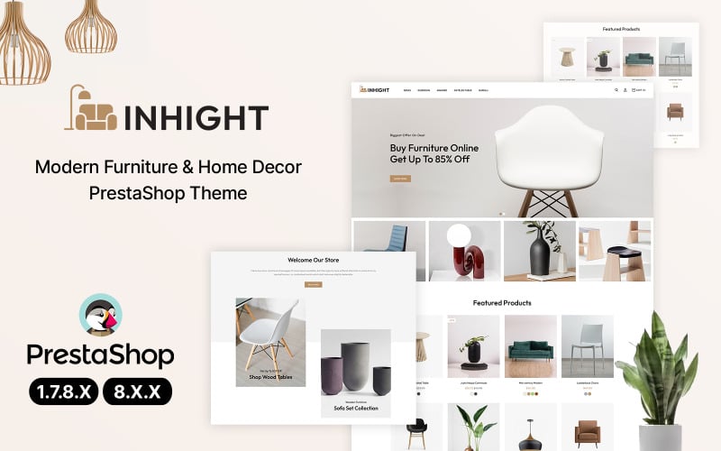 InHight – тема PrestaShop для домашнього декору та меблів