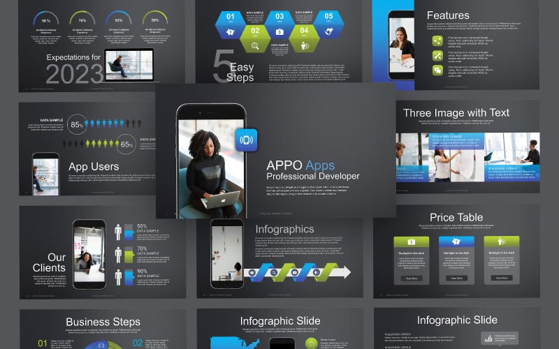 PowerPoint-Vorlage für Appo Apps-Entwickler