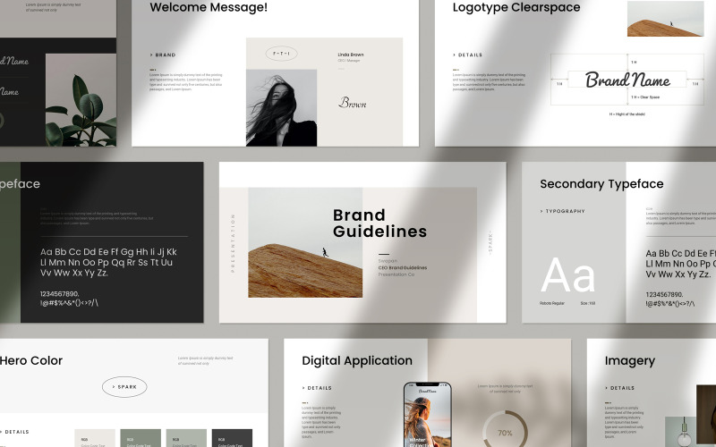 Brand Guideline Template Layout