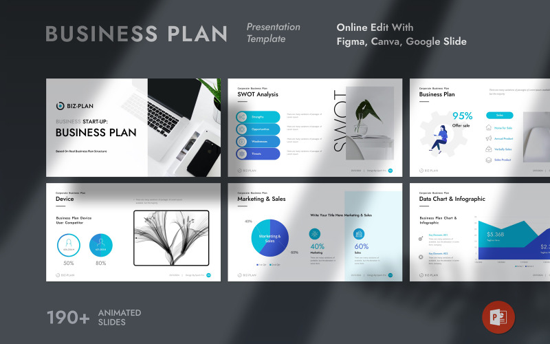 Businessplan-Präsentationsvorlage