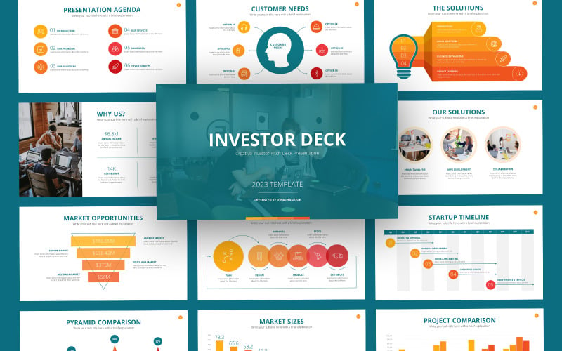 Шаблон доповіді Vestari Investor Deck