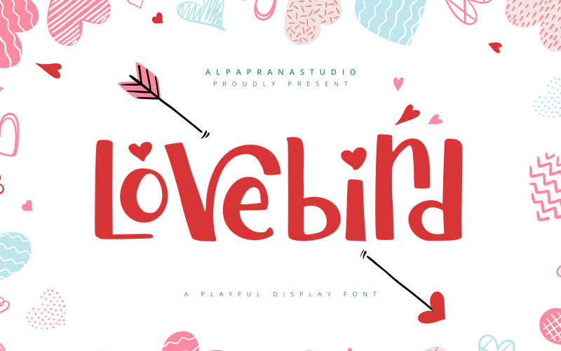 Lovebird - Carattere di visualizzazione giocoso