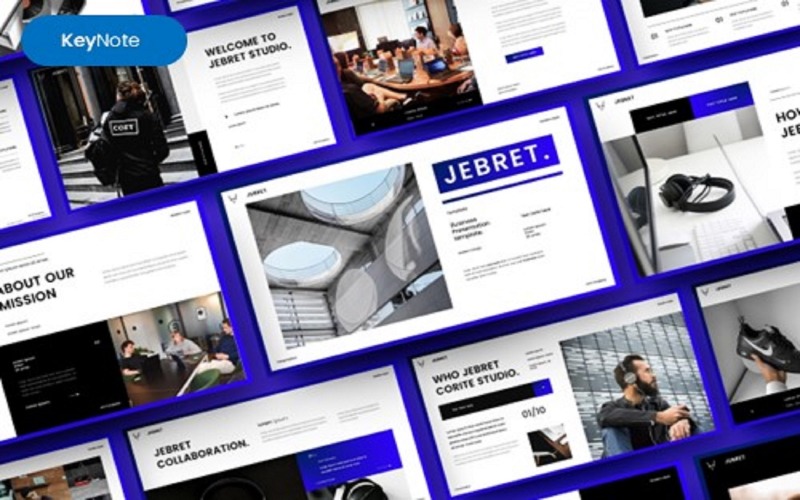 Jebret - business Keynote模板