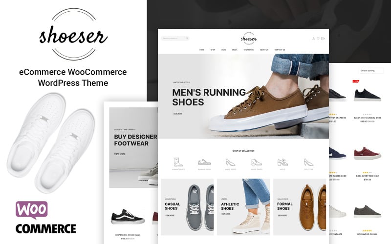 Shoeser - WooCommerce主题的时尚和鞋子