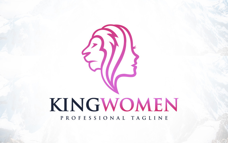 Création de Logo Lion King Women Power
