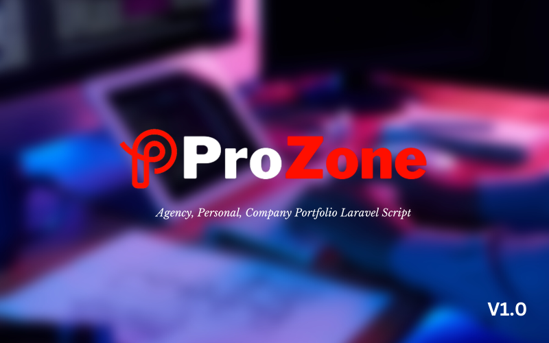 ProZone - Agência, Pessoal, Portfólio de Empresa Script Laravel