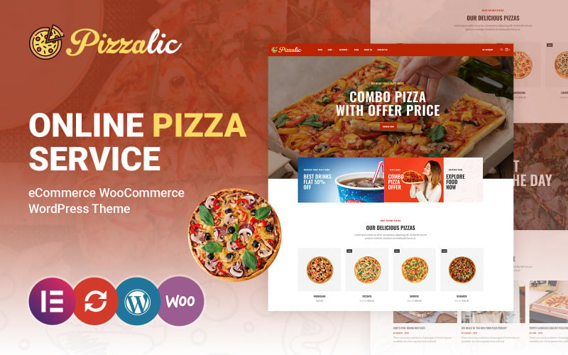 Pizzalic -比萨和快餐餐厅WooCommerce主题