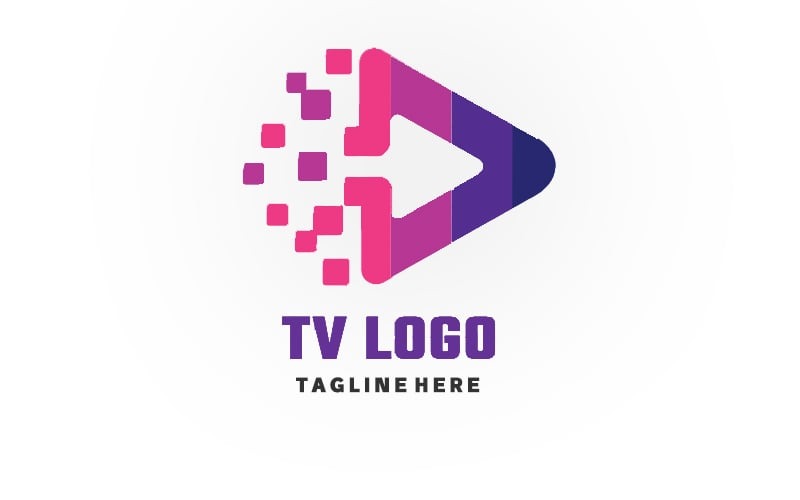 Шаблон логотипу телебачення - ЛОГОТИП ТБ