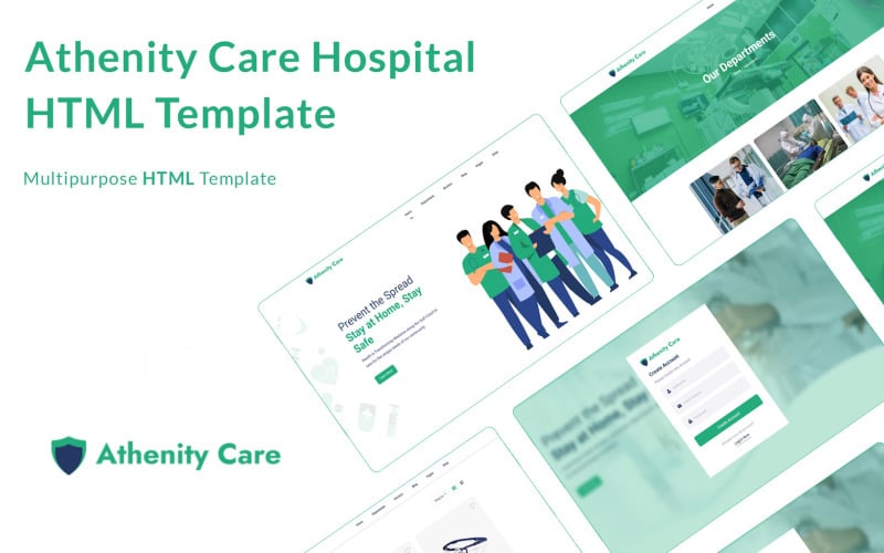Athenity Care |响应式HTML模板