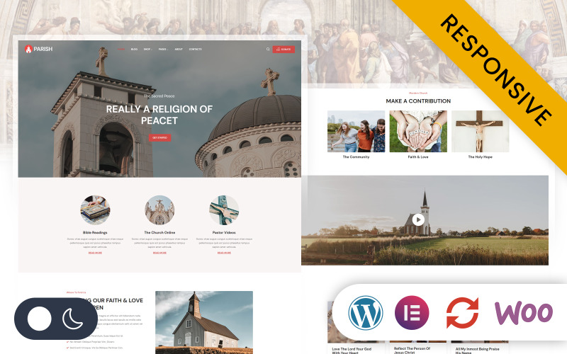 Parish - Kilise ve Din Elementor WordPress Duyarlı Teması