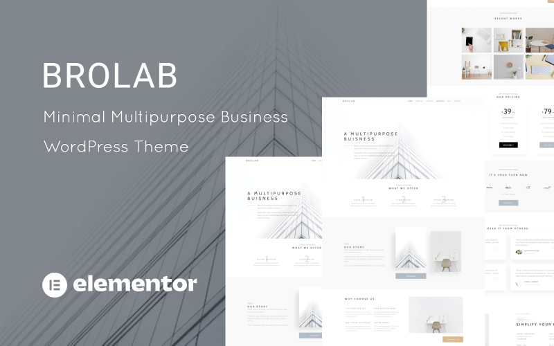 Brolab - Tema WordPress para negócios multiuso