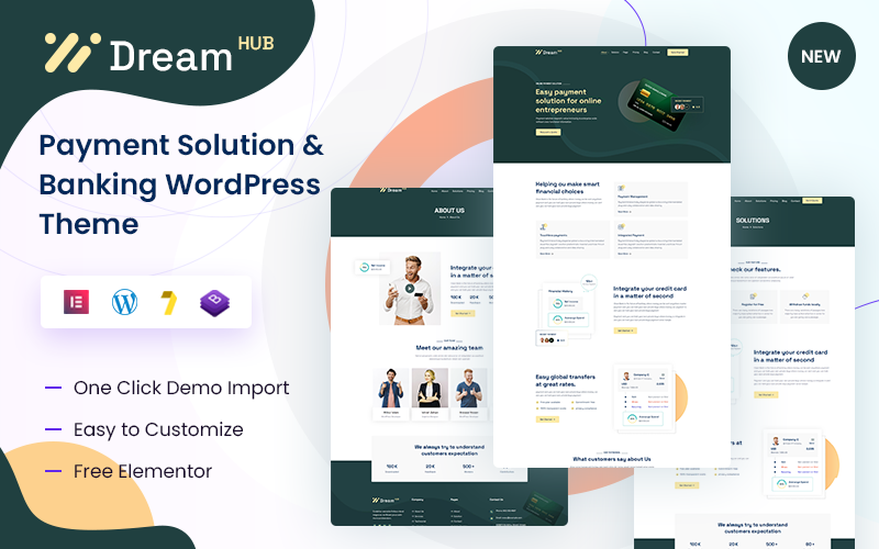 DreamHub -支付解决方案 & 财经WordPress主题