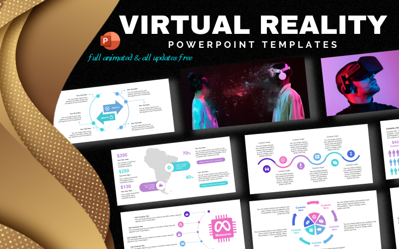 Mod Les Powerpoint De Technologie De R Alit Virtuelle