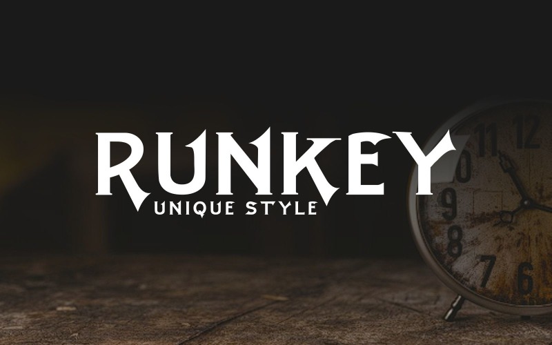 Runkey - Display Serif Font