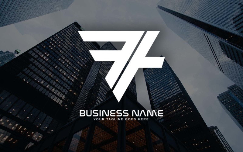 新的专业的FY字母标志设计为您的企业-品牌标识