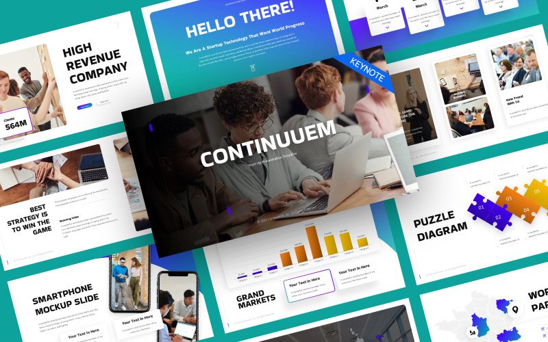 Continuuem Business Startup Keynote Template