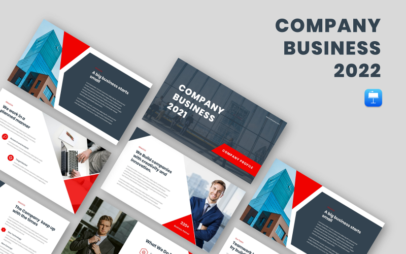 Företag Business & Company Profile KeynoteTemplate