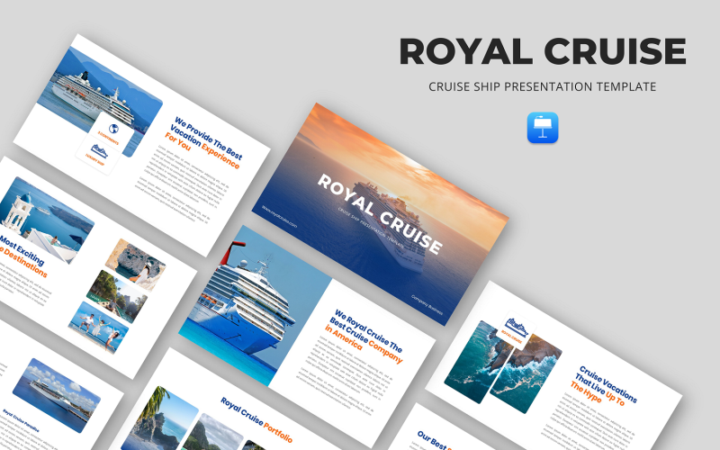 Royal Cruise - Yolcu Gemisi Açılış Konuşması Şablonu