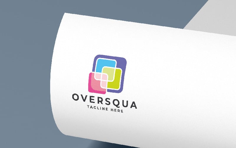 Over Squa Pro Logo模板