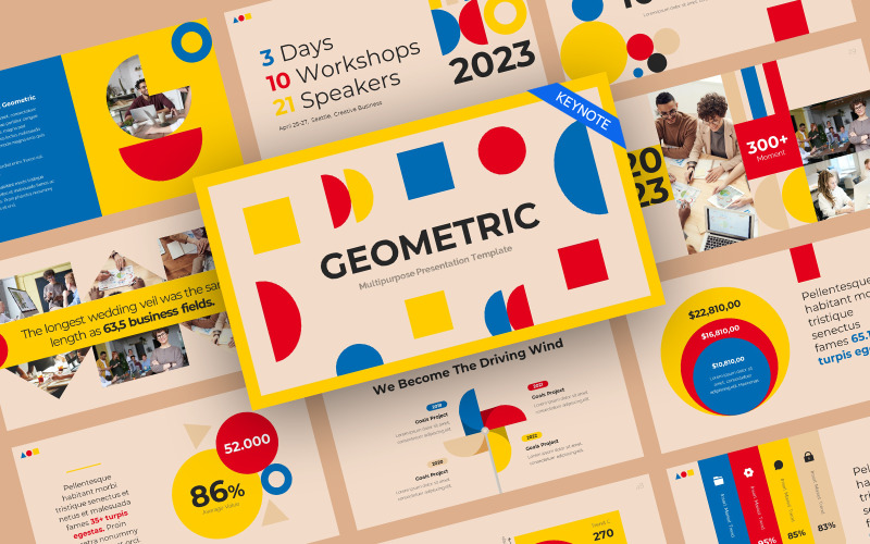 Geometric Creative Style Keynote Template