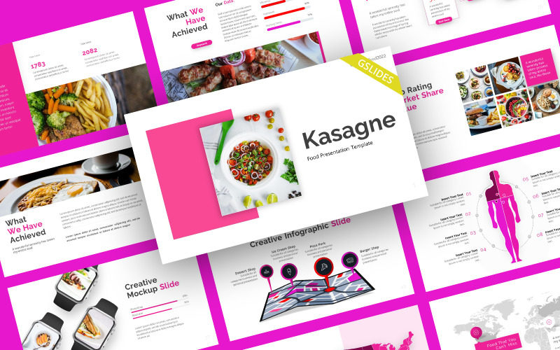 Kasagne Simple Food Google Slides Template