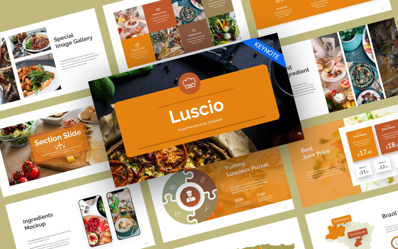 Luscio现代食品主题模板