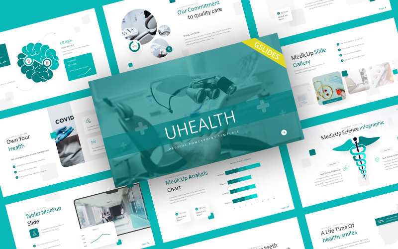 Uhealth Modern Medical Google Slides Template