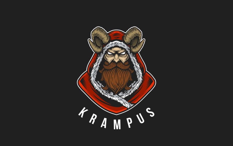 Krampus Graphic Logo Design