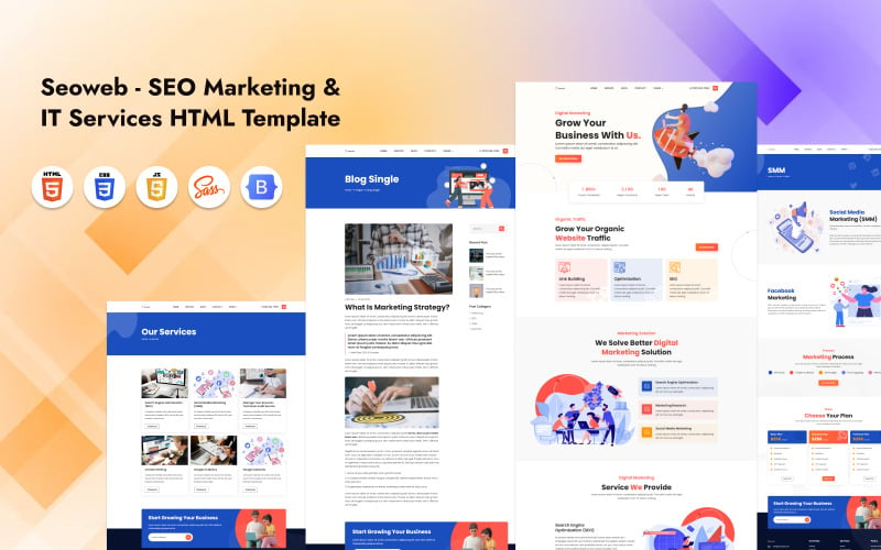 Seoweb - SEO Marketing & IT Services HTML5 Template