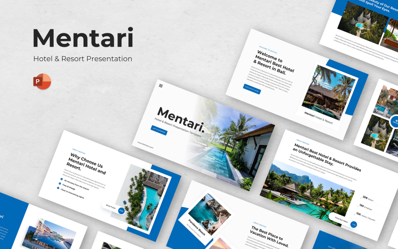 Mentari - Hotel & Resort PowerPoint-presentatie