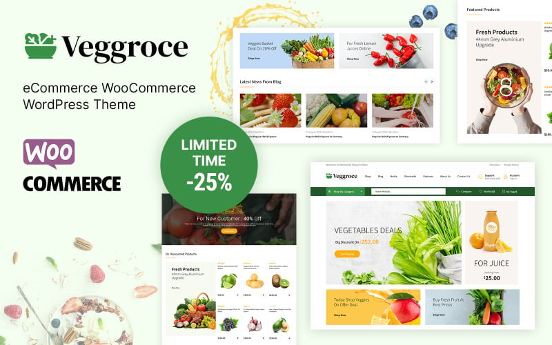 蔬菜-蔬菜和杂货WooCommerce主题
