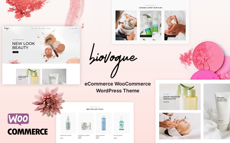 Biovogue parfümök és kozmetikumok WooCommerce téma