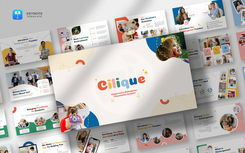 Cilique -幼儿园模板主题演讲