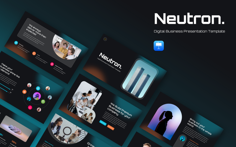 Neutron - Digital Business Keynote Template