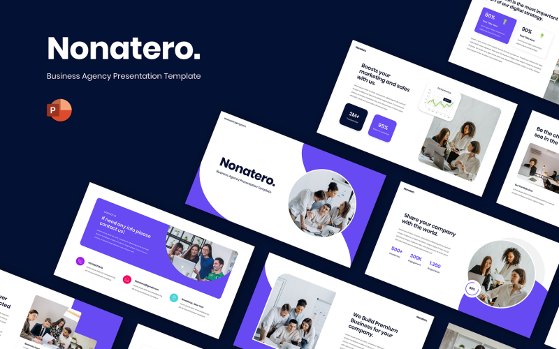 Nonatero - Business Agency PowerPoint-mall