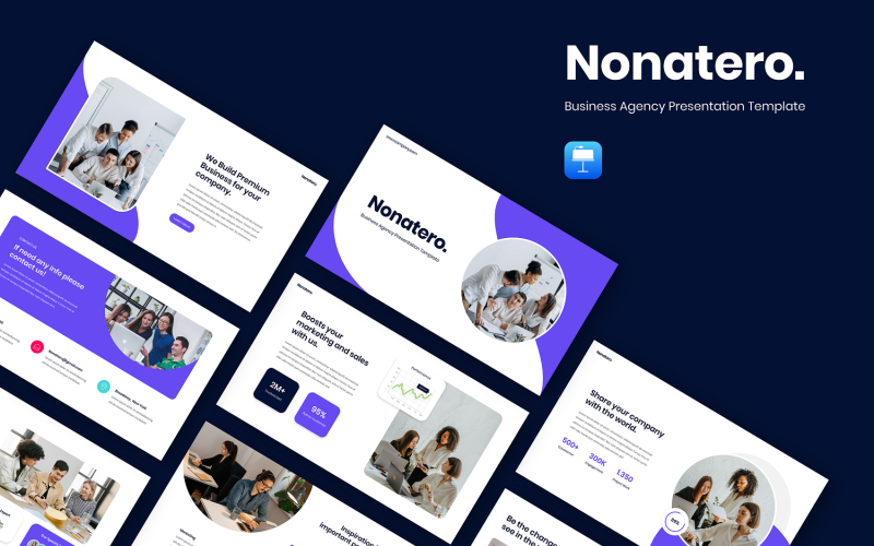 Nonatero - İş Ajansı Keynote Şablonu