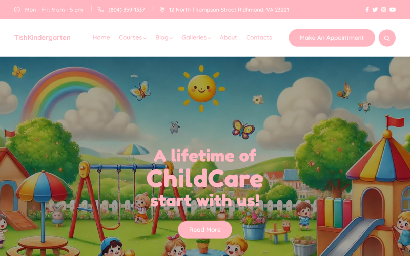 TishKindergarten - Kindergarten und Vorschule WordPress Theme