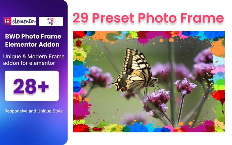 Complemento de WordPress para marcos de fotos para Elementor