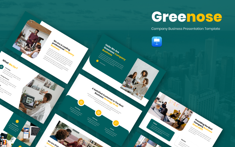 Greenose - Şirket İşletme Açılış Konuşması Şablonu