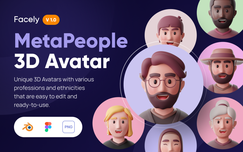 Facely - awatar MetaPeople 3D