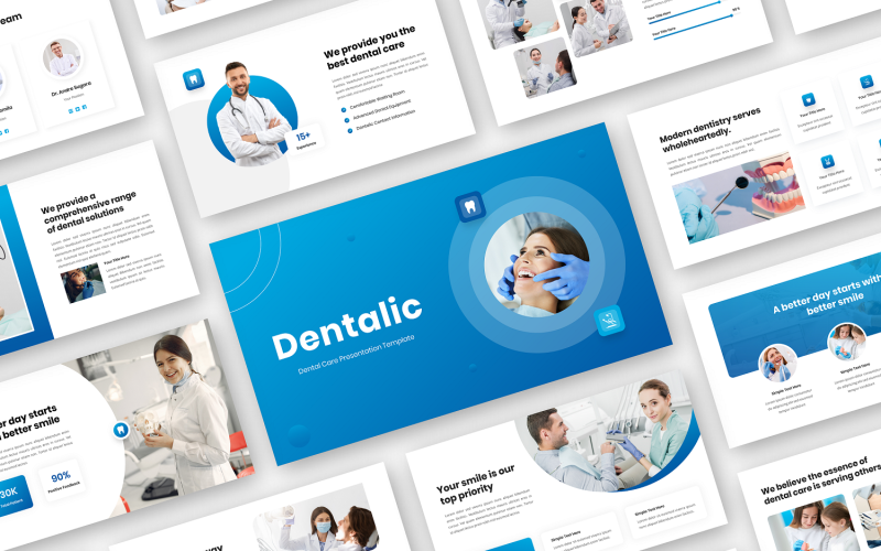 Dentalic - Diş Bakımı ve Sağlığı Powerpoint Şablonu